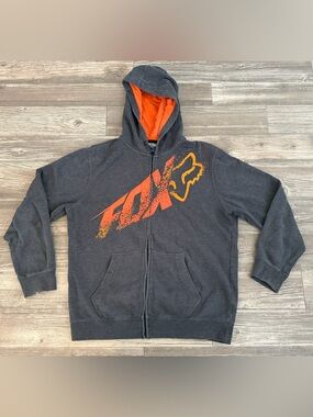 Fox Racing Vintage Hoodie 2000’s Sz Large